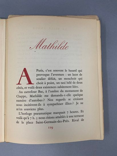 null GALTIER-BOISSIERE Jean, 2 vol.

La belle amour, Paris, La bonne compagnie, 1943....