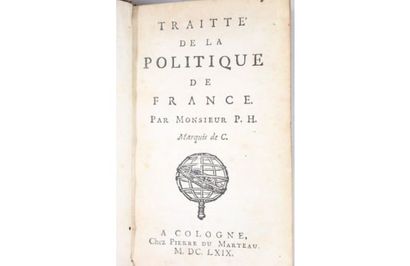 null [HAY DU CHASTLET (Paul)]. Traitté de la politique de France. Par Monsieur P....