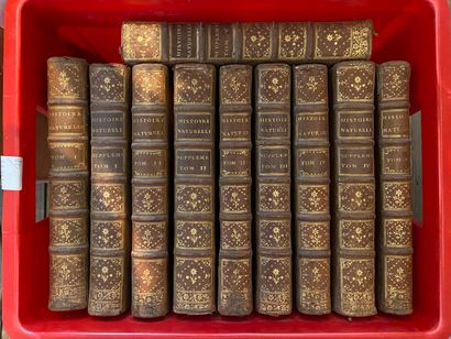 null BUFFON Histoires naturelles, 21 volumes : 15 tomes et 6 suppléments, Imprimerie...