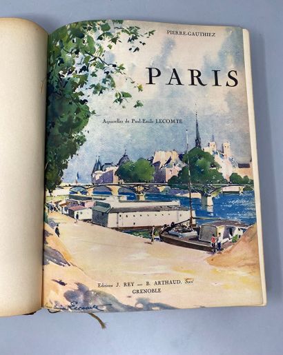 null GAUTHIEZ Pierre - Paris - Aqurelle de Paul Emile LECOMTE, Editions J; Rey -...