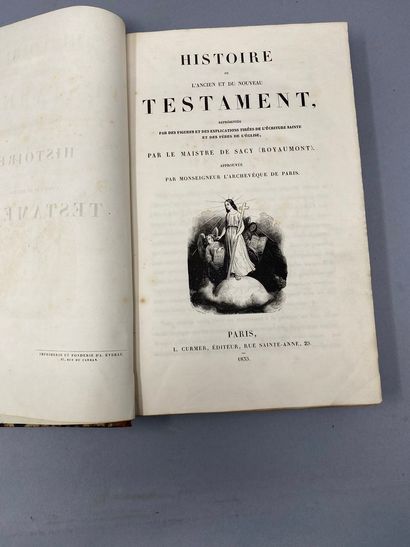 null LE MAISTRE DE SACY, Histoire de l'ancien et du nouveau testament, Paris, Editions...