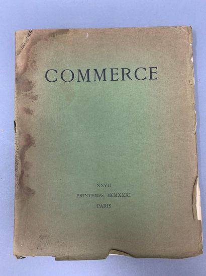 null COMMERCE 

Ensemble de cinq ouvrages : 

- Commerce, Cahier n°27, Cahiers trimestriels...