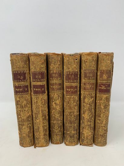 null THEATRE - MOLIERE 

MOLIERE, Oeuvres de Molière, six volumes, Mouchet, Paris,...