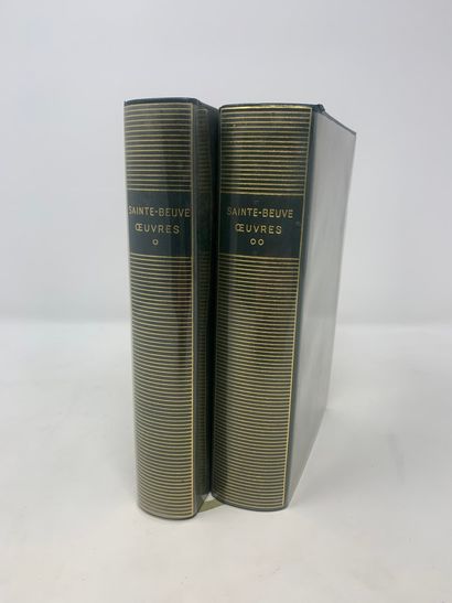 null BIBLIOTHEQUE DE LA PLEIADE

2 vol.

SAINTE-BEUVE, Oeuvres I, Bibliothèque de...