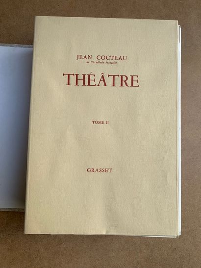 null COCTEAU Jean, Théâtre I et Théatre II, 2 vol., Grasset, Paris, 1957 (étuis et...