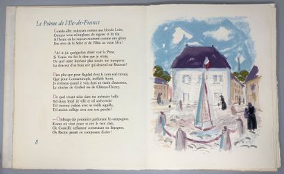 null De NOAILLES Anna, Douze Poèmes, Illustration de Roger LIMOUSE, gravée sur cuivre...