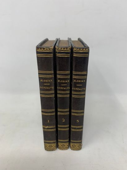 null FLORIAN J.P. Claris de, Gonzalve de Cordoue, trois volumes, Dauthereau, Paris,...