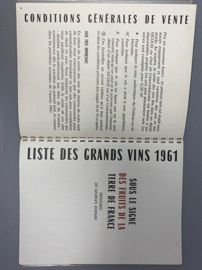 null VIN NICOLAS

19 catalogues : "Listes des grands vins"

- 1953 ill° LEON GISCHIA"...