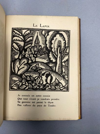 null APPOLLINAIRE Guillaume, Le Bestiaire ou cortège d'Orphée, Paris, Editions de...