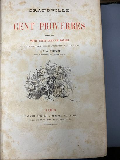 null Ensemble de 10 volumes

GRANDVILLE 

"Misère de la vie humaine" Edition Garnier...