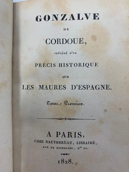 null FLORIAN J.P. Claris de, Gonzalve de Cordoue, trois volumes, Dauthereau, Paris,...
