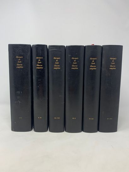 null SADEMarquis de, Oeuvres complètes du Marquis de Sade, 6 volumes, Cercle du livre...
