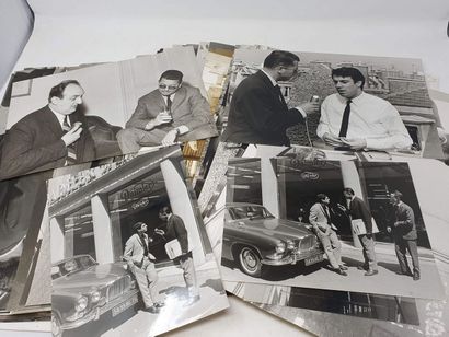 null Photography. Set of about thirty silver prints on celebrities. Circa 1950-60....