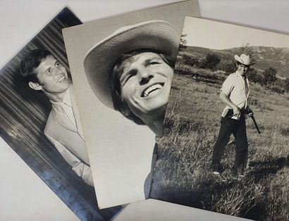 null Photography. RUBIO. Portraits. Set of three silver prints on Agfa paper. On...