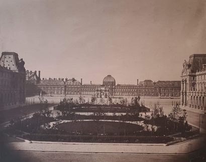 null 
Gustave LE GRAY (1820-1884). 





Paris, Tuilerie Garden and the Louvre Museum...