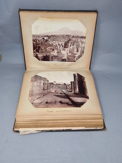 null Photography, France, Italy. Photographic album composed of more than a hundred...