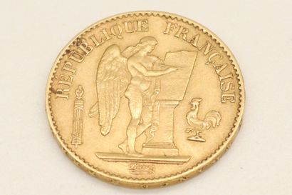 null Pièce en or de 20 francs à l'Ange (1887)

Poids : 6.44 g.