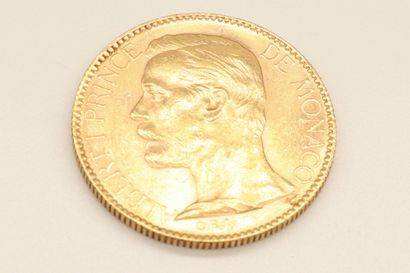 null Pièce en or de 100 Francs Albert Prince de Monaco, Roty, 1904, A.

Poids : 32.2...
