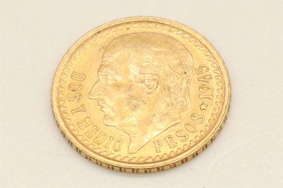 null Pièce en or de 2½ pesos

Poids : 2.06 g.