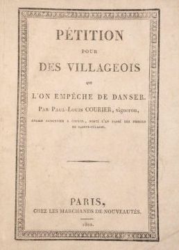 null COURIER (Paul-Louis). Simple discours… pour l'acquisition de Chambord. Paris,...