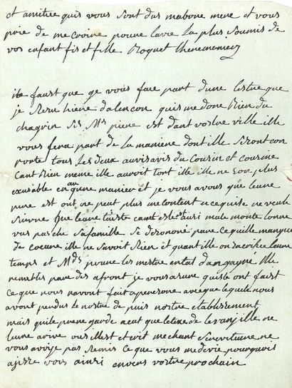null [CONSTITUTION DE 1791]. L.A.S. « Roquet Cheremonier », Paris 14 septembre 1791,...
