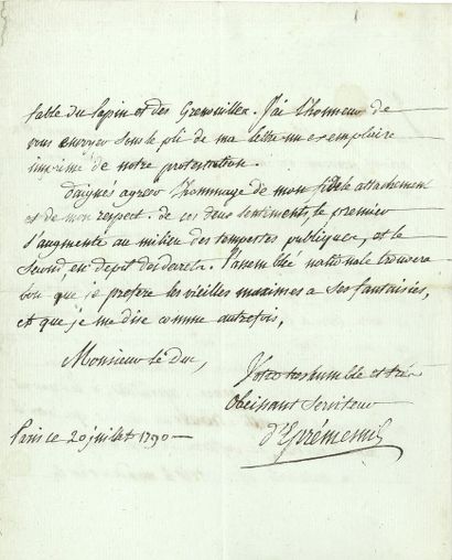 null Jean-Jacques DUVAL D'EPRÉMESNIL (1745-1794) juriste, pamphlétaire et homme politique...