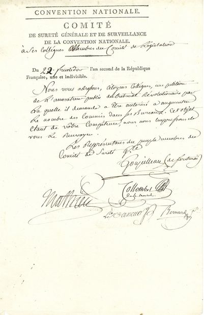 null Jean-François GOUPILLEAU de Fontenay (1753-1823) conventionnel (Vendée). L.A.S....