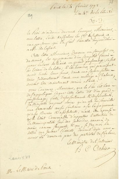 null Bon-Claude CAHIER de Gerville (1751-1816) Procureur-Syndic de la Commune de...