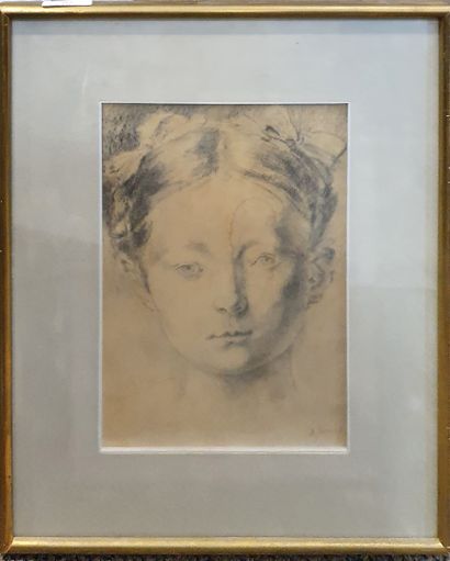 null JANNIOT Alfred Auguste (1889-1969)

Tête de femme 

crayon sur papier, signé...