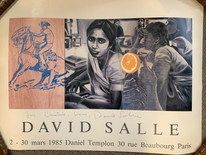 null SALLE David, d'après 

Affiche pour l'exposition de l'artiste à la galerie Daniel...