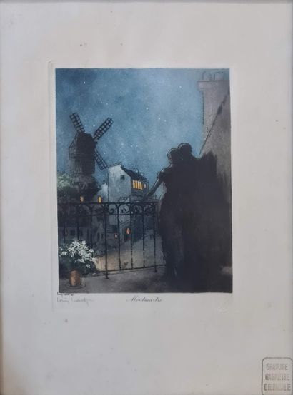 null ICART Louis (1888-1950)

Montmartre

Eau forte en couleurs sur papier, signé...