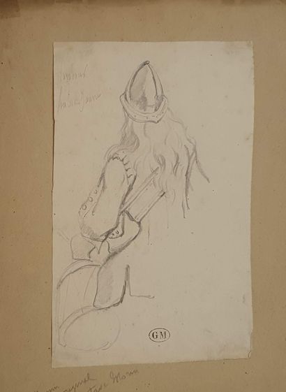null MORIN Gustave François (1809-1886)

Study of a helmeted man from behind 

Pencil...