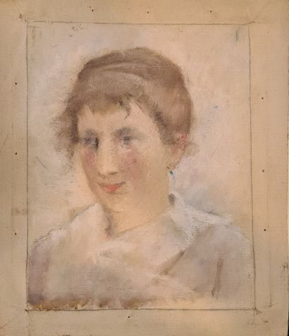 null MODERN SCHOOL 

Portrait of a young woman

canvas not mounted on frame, not...