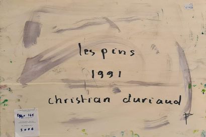 null DURIAUD Christian (born in 1944)

The pines, 1991

Oil on panel signed lower...