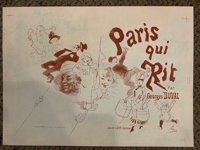 null CHERET Jules, d'après

Paris qui rit, par georges Duval

Lithographie, signée...