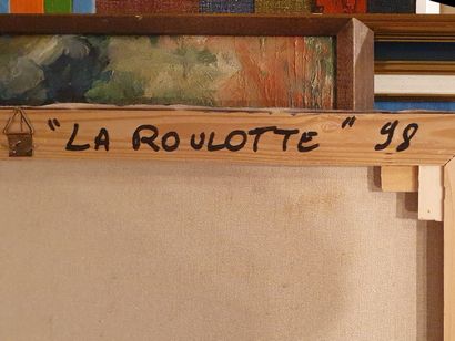 null CARLE Jean-Louis (1938-2003)

La roulotte, 1998

Huile sur toile signée en bas...