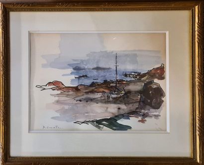 null COMMERE Yves-Jean (1920-1986)

Bord de mer à marée basse

Encre et aquarelle...