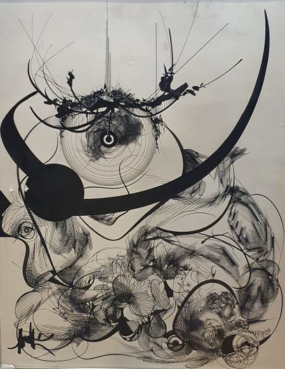 null MORETTI Raymond (1931-2005)

Composition

Ink on paper doubled on panel, signed...