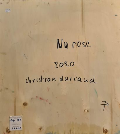 null DURIAUD Christian (né en 1944)

Nu rose, 2020

Huile sur panneau signée en bas...