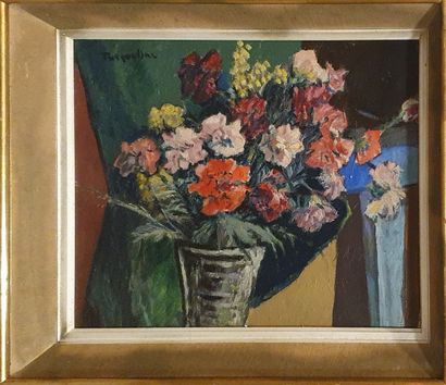 null TUSQUELLAS CORBELLA Miguel (1884-1969) 

Bouquet, 1948

Huile sur toile signée...