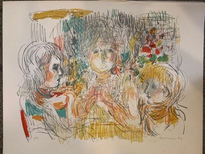 null COTTAVOZ André (1922-2012)

Woman and children, 73 - market scene - 4 market...