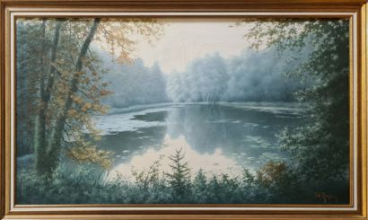 null MANDON Édouard (1885-1977)

Lac en sous bois

Huile sur toile signée en bas...