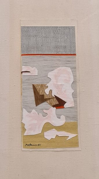 null MORVAN Jean-Jacques (1928-2005)

Abstract composition,

collage, signed and...