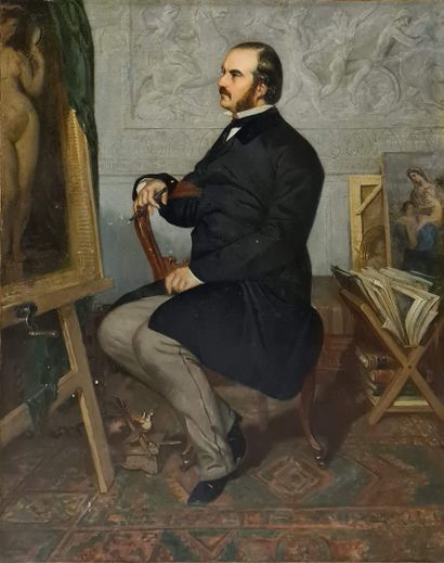 null ANONYME DU XIXe siècle

Ecrivain visitant l’atelier d’un peintre

huile sur...