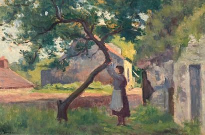 null LUCE Maximilien, 1858-1941

Peasant woman in the garden, Rolleboise

oil on...
