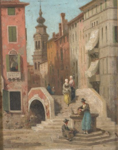 null BREST Fabius, 1823-1900

Pont et fontaine à Venise

huile sur panneau (petites...