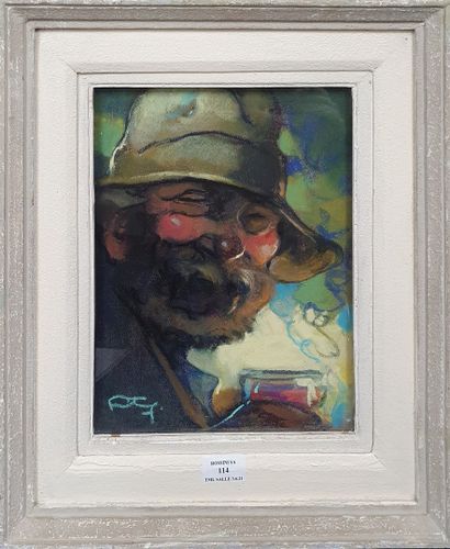 null FORTUNEY Louis (1875-1951)

The Drinker, 

Pastel on paper signed lower lef...