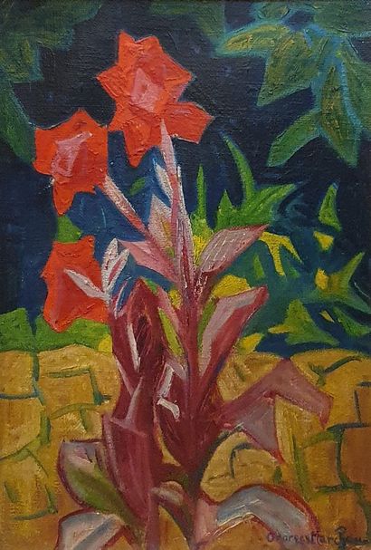 null MARCHOU Georges (1898-1984)

The flowers

Oil on canvas, signed lower right,...