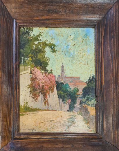 null LESSIEUX Ernest (1848-1925)

Walls in bloom in Menton

Oil on panel signed lower...