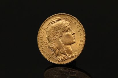 Pièce en or de 20 francs Coq (1907)

TTB...